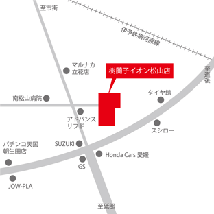 AEON松山店MAP
